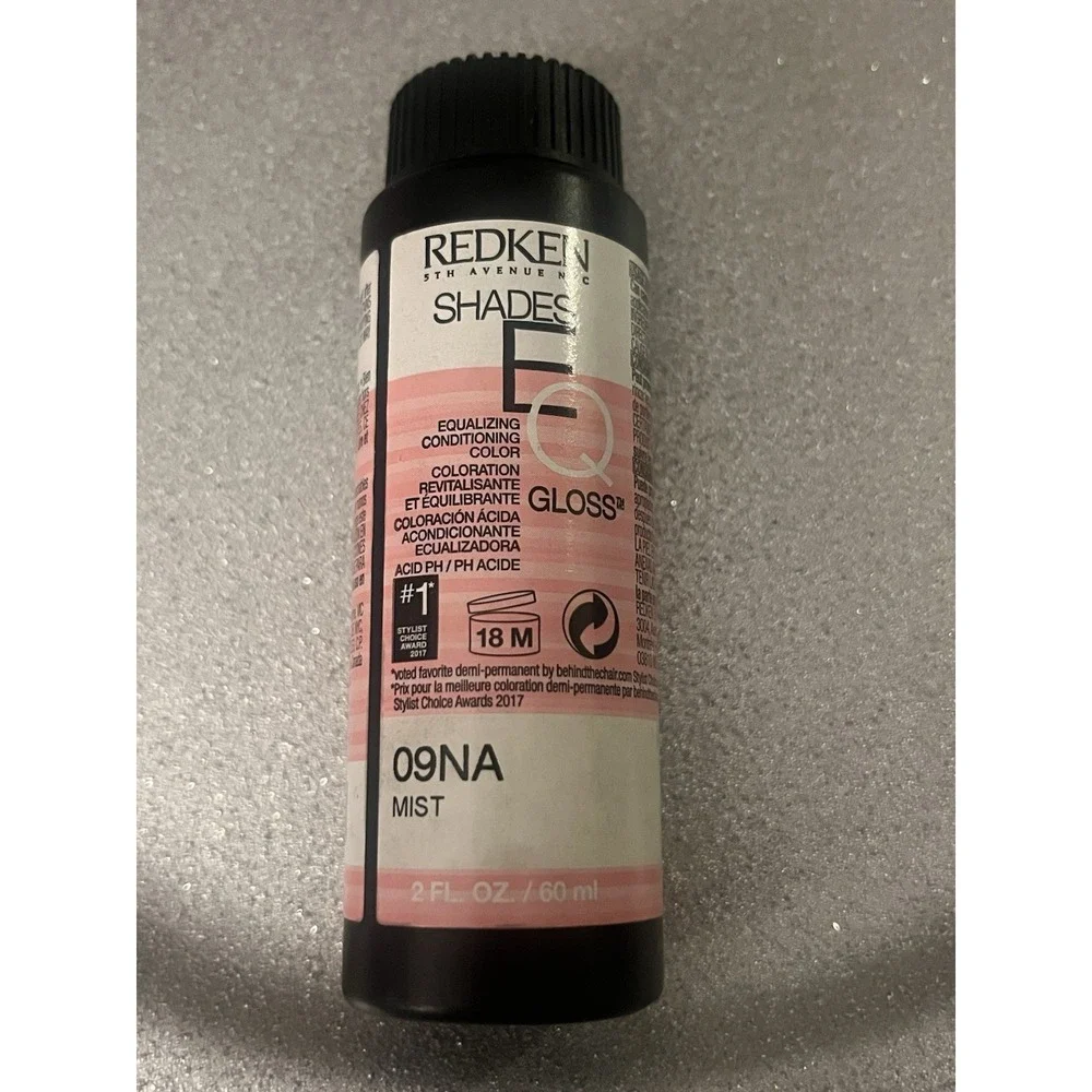 New Redken 09NA Mist SHADES EQ Gloss Demi-Permanent Professional Hair Color